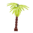 Tropical Plant Set: 3 Sets of 11pcs Small Pieces Bricks for Palm & Coconut Trees (Styles 6135/2563/6064)