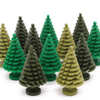 Tactical Pine Tree Building Blocks - 0.3kg Bulk Bag - Wargame & Military MOC Scenery Kit