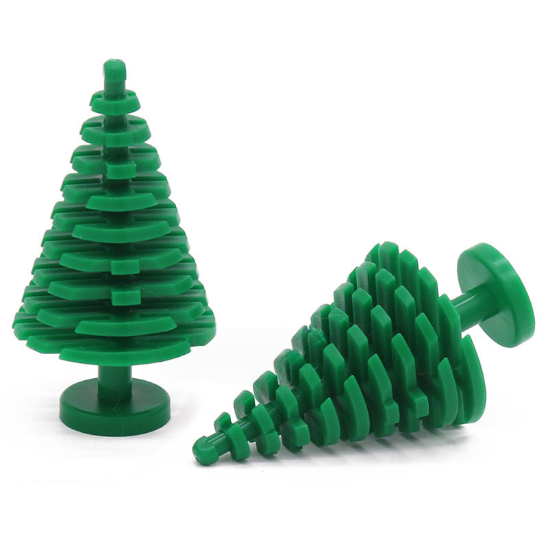Tactical Pine Tree Building Blocks - 0.3kg Bulk Bag - Wargame & Military MOC Scenery Kit