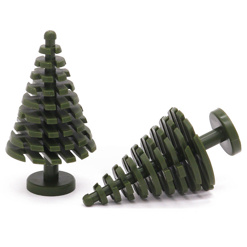 Tactical Pine Tree Building Blocks - 0.3kg Bulk Bag - Wargame & Military MOC Scenery Kit