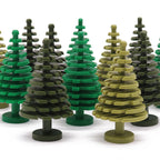 Tactical Pine Tree Building Blocks - 0.3kg Bulk Bag - Wargame & Military MOC Scenery Kit
