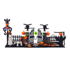 Halloween Decoration Building Bocks, Ghost and Death God Cemetery Street Scene, MOC Scene Ornaments