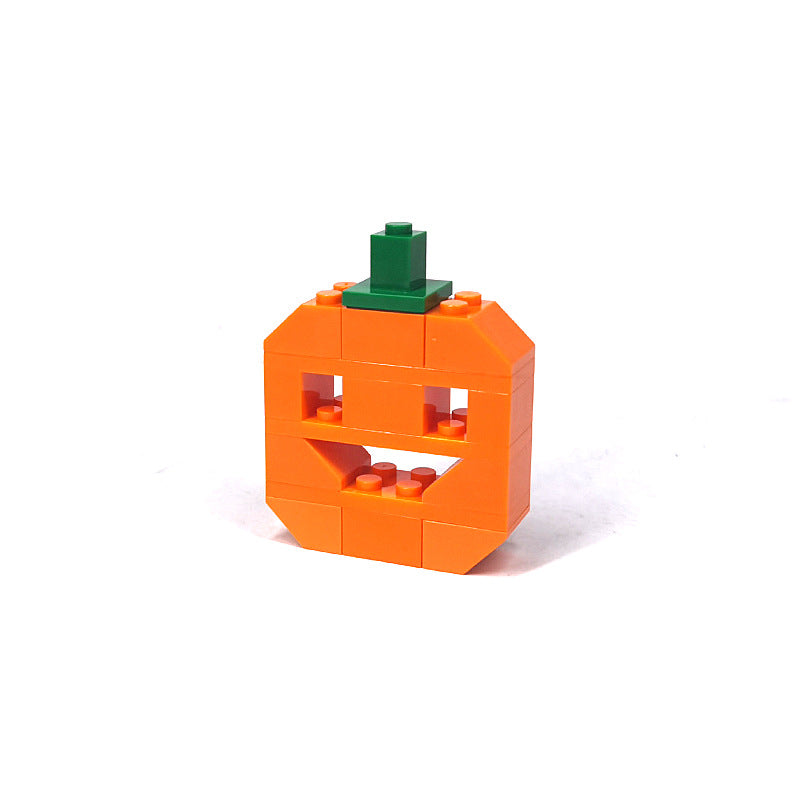 Halloween Ghosts, Pumpkin Building Blocks, MOC Ghost Decorations