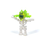 Halloween Skeleton Figurines, Ghost and Death God Figures, Cemetery Building Block Scenes Figurines
