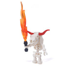 Halloween Skeleton Figurines, Ghost and Death God Figures, Cemetery Building Block Scenes Figurines
