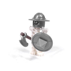 Halloween Skeleton Figurines, Ghost and Death God Figures, Cemetery Building Block Scenes Figurines