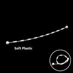 63141 Compatible Parts, Small Particle Building Blocks MOC Accessories, Spider Silk Thread Rope Parts