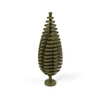 Small Particle Building Garden Parts, Spruce Tree Street Scenery Ornaments, 3778 Cypress Forest Scene Decoration