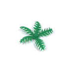 Small Plastic Building Blocks, Small Coconut Leaves, Seaside Palm Leaves, Rainforest Accessories Toys