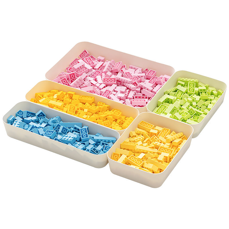 Building Block Storage Box, Parts Sorting Tray, Small Particle Classification Tray, Toy Storage Box