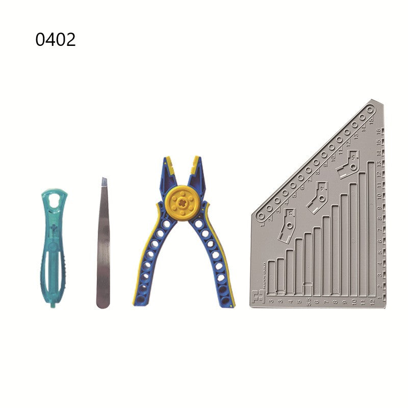 Building Block Tool Set, Small Particle Measuring Ruler, Pliers, Separator, Prying Tool, Disassembly Tools