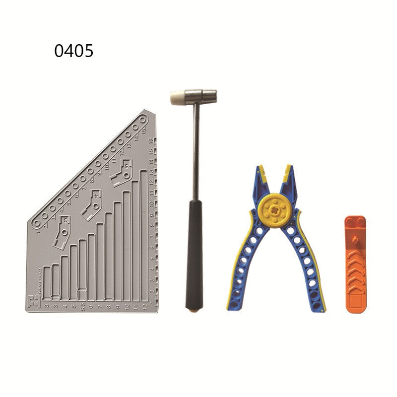 Building Block Tool Set, Small Particle Measuring Ruler, Pliers, Separator, Prying Tool, Disassembly Tools