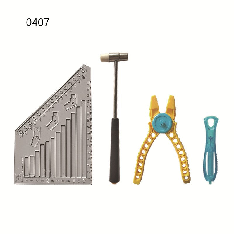 Building Block Tool Set, Small Particle Measuring Ruler, Pliers, Separator, Prying Tool, Disassembly Tools