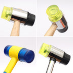 Large MOC Assembly Hammer, Building Block Assembly Rubber Tip Building Tool, Industrial-Grade Installation Hammer
