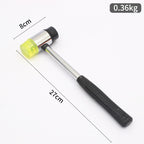 Large MOC Assembly Hammer, Building Block Assembly Rubber Tip Building Tool, Industrial-Grade Installation Hammer
