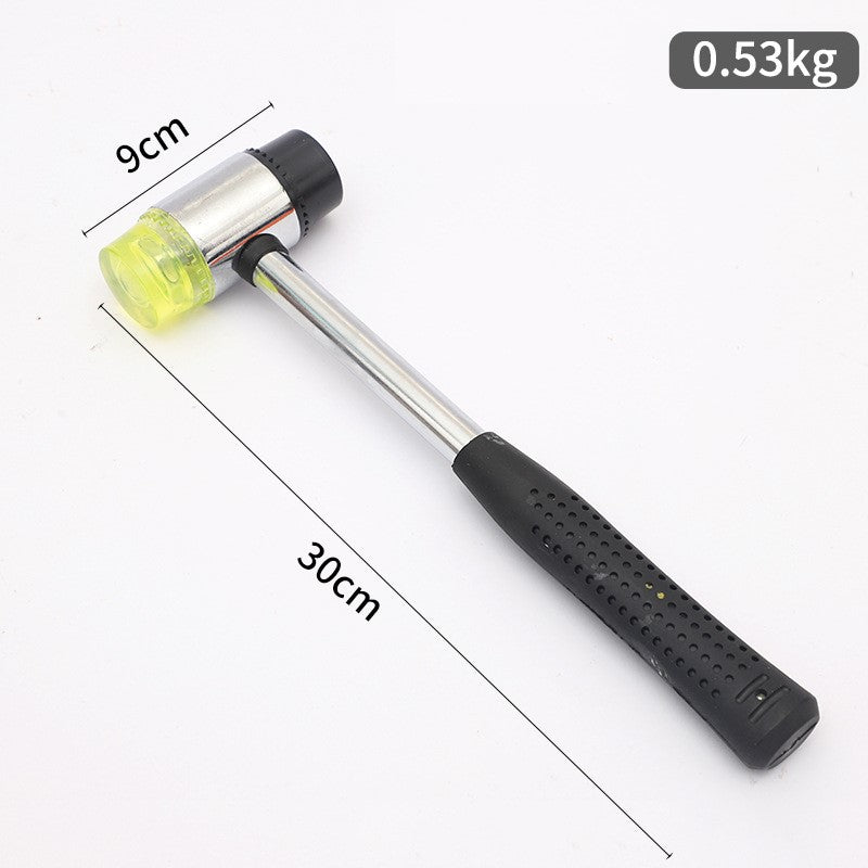 Large MOC Assembly Hammer, Building Block Assembly Rubber Tip Building Tool, Industrial-Grade Installation Hammer