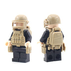Moc Figure Accessories, Military Gear Bags, Helmets, Vests, Sandbags, And Small Building Block Accessories