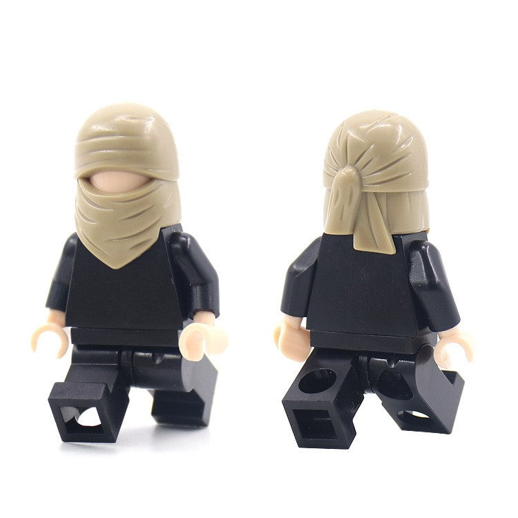 Moc Figure Accessories, Military Gear Bags, Helmets, Vests, Sandbags, And Small Building Block Accessories