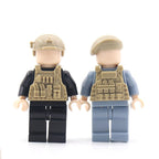 Moc Figure Accessories, Military Gear Bags, Helmets, Vests, Sandbags, And Small Building Block Accessories