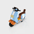 GOBRICKS MOC Set, Retro Electric Motorcycle, NO: HZZQ202541-46