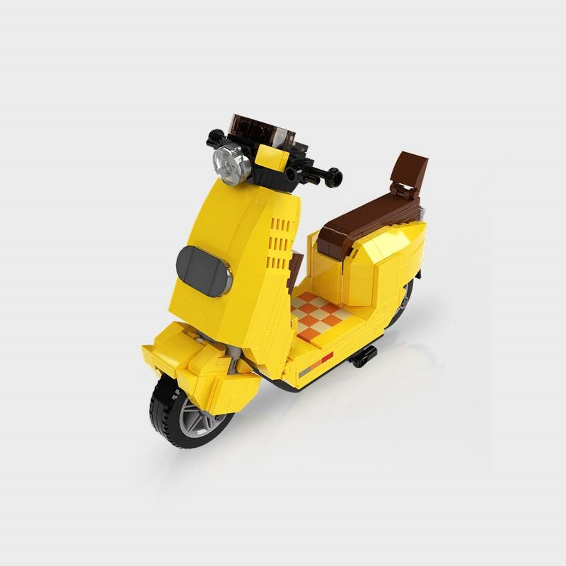 GOBRICKS MOC Set, Retro Electric Motorcycle, NO: HZZQ202541-46