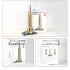 Wangge-5212 American New York Empire State Building Set, Compatible with Small Particle Building Toys, Best Building Gifts for Men