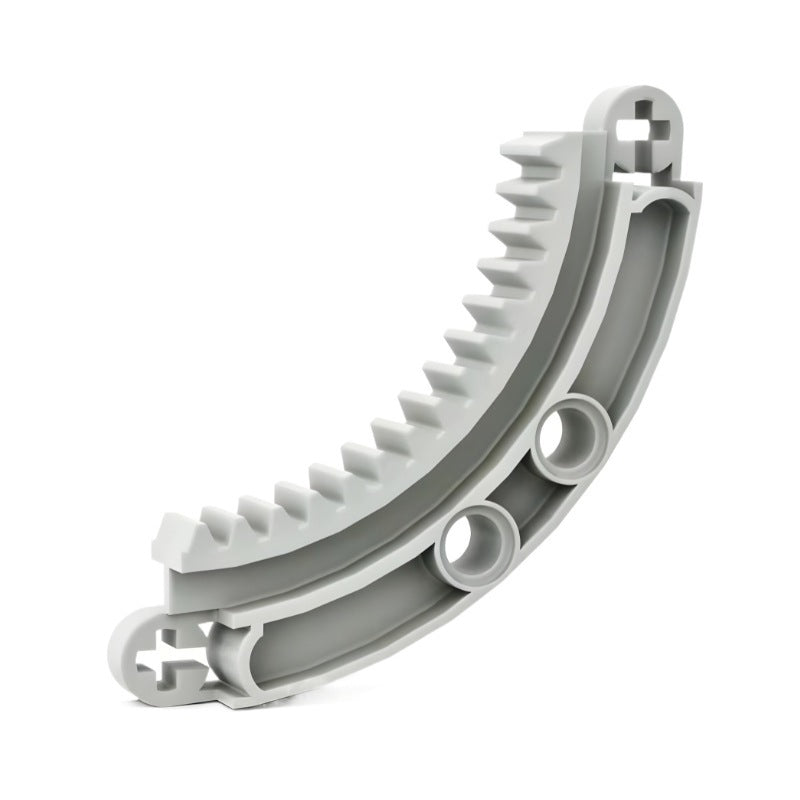 1kg Contains Approximately 266 PCS Bricks, Compatible 78442 - 6344426 Technic, Gear Rack 6 x 6 Curved ( Not Gobricks )