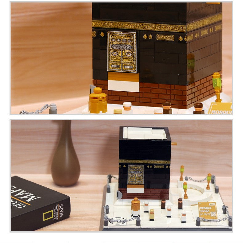 Wangge 4226 ¨C Zestaw Kaaba Wielkiego Meczetu w Mekce w Arabii Saudyjskiej, kompatybilny z ma?ymi klockami, zestaw zabawek edukacyjnych