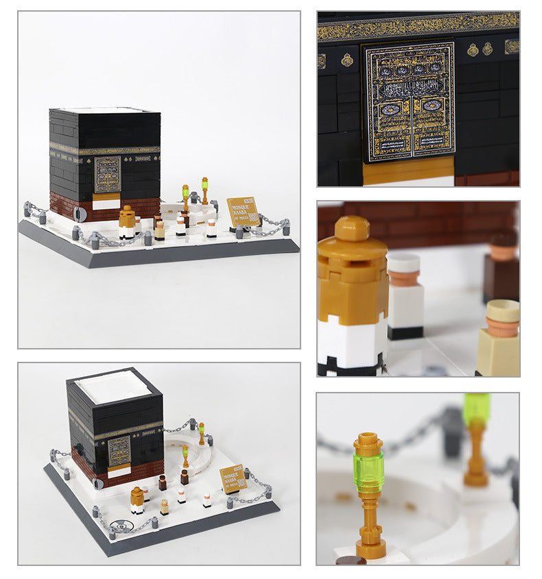 Wangge 4226 ¨C Zestaw Kaaba Wielkiego Meczetu w Mekce w Arabii Saudyjskiej, kompatybilny z ma?ymi klockami, zestaw zabawek edukacyjnych