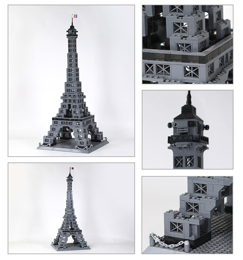 Vang 5217 French Eiffel Tower Set, Compatible with Amall Particle Building Blocks, Assembly Building Blocks Ornaments