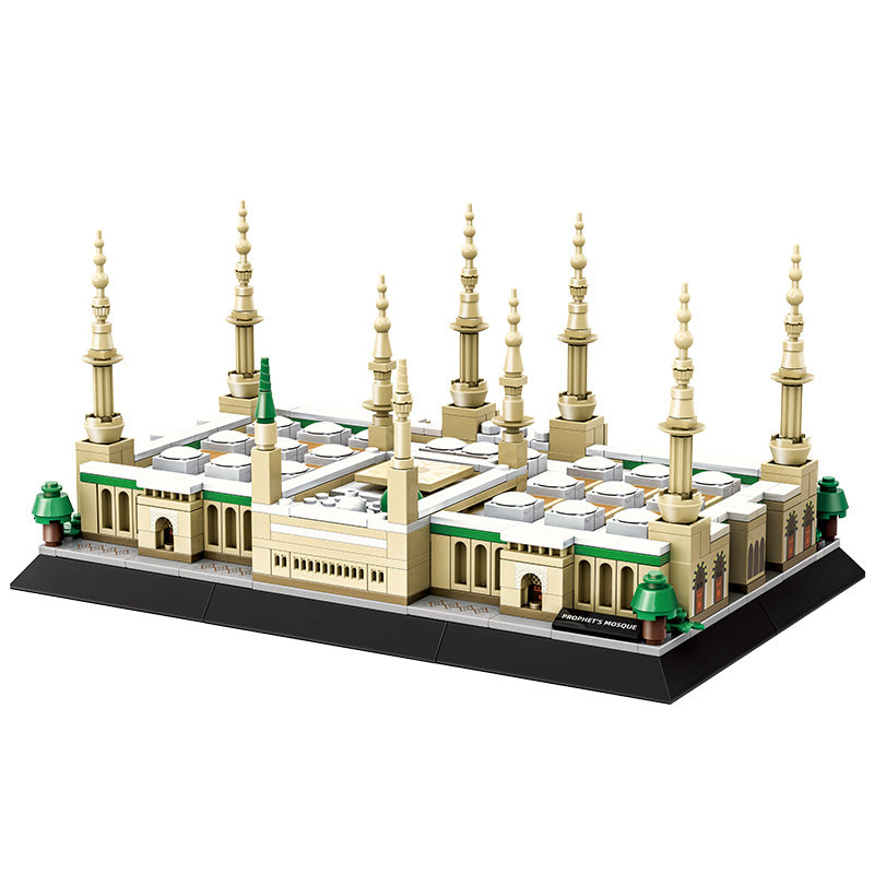 Wange - Al-Masjid an-Nabawi w Medinie, Arabia Saudyjska Mini Brick Building Set 4228 - 594pcs