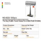 Wange - Burd? Chalifa, Dubaj, Zjednoczone Emiraty Arabskie, zestaw klock¨®w 4222 (kompatybilny)