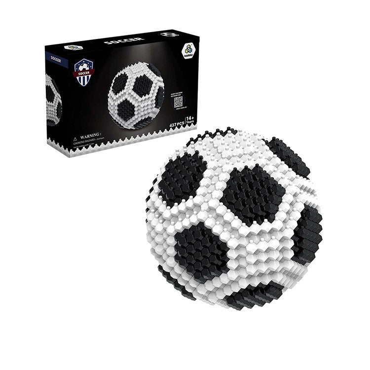 KADELE 3D Football Puzzle ¨C 14-Faceted STEM Toy, Where Every Click Builds a Dream