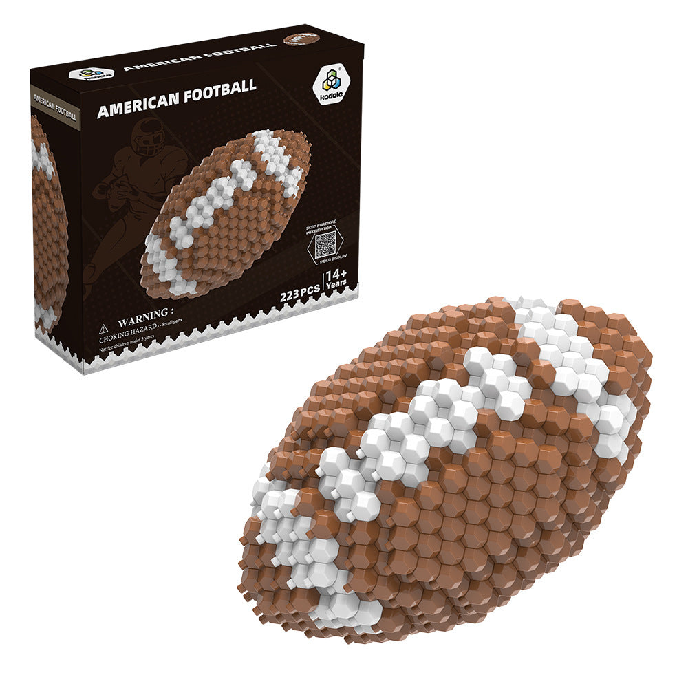 KADELE Rugby Football Building Set for Boys ¨C 223PCS 3D Puzzle Toy, STEM Educational Gift for Kids