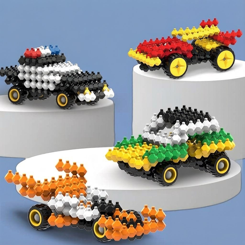 KADELE Vehicle Building Block Set – City Rescue Mission 3D Puzzle Toy for Boys, Multi-Directional Snap-Tight Bricks