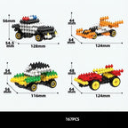 KADELE Vehicle Building Block Set – City Rescue Mission 3D Puzzle Toy for Boys, Multi-Directional Snap-Tight Bricks