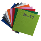 Compatible Small Brick Baseplate – Large 50x50cm Brick Wall Baseplate, 40x40cm Scene Floor