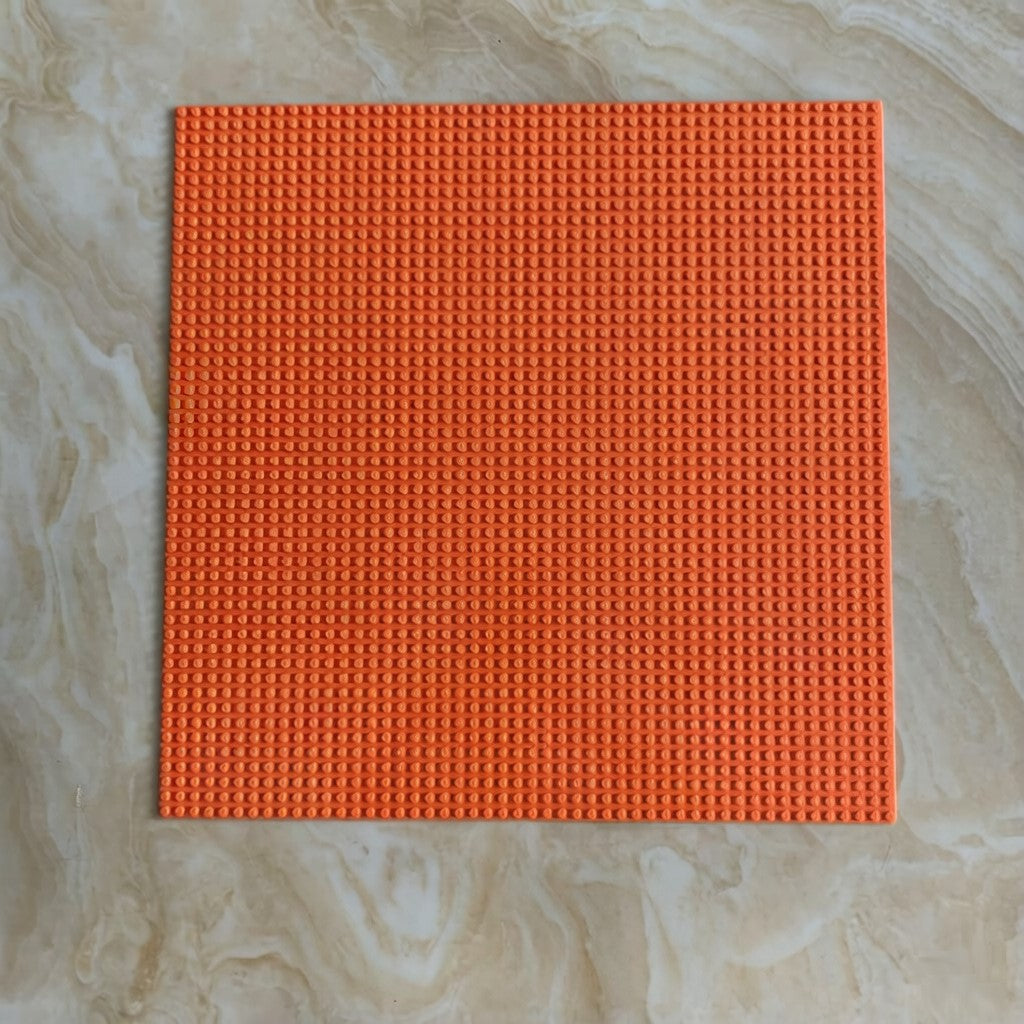 Compatible Small Brick Baseplate – Large 50x50cm Brick Wall Baseplate, 40x40cm Scene Floor