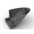 87616 Small Building Blocks Parts, compatible with 6x10 Aircraft Tail Bottom Parts (NOT Gobricks Brand)