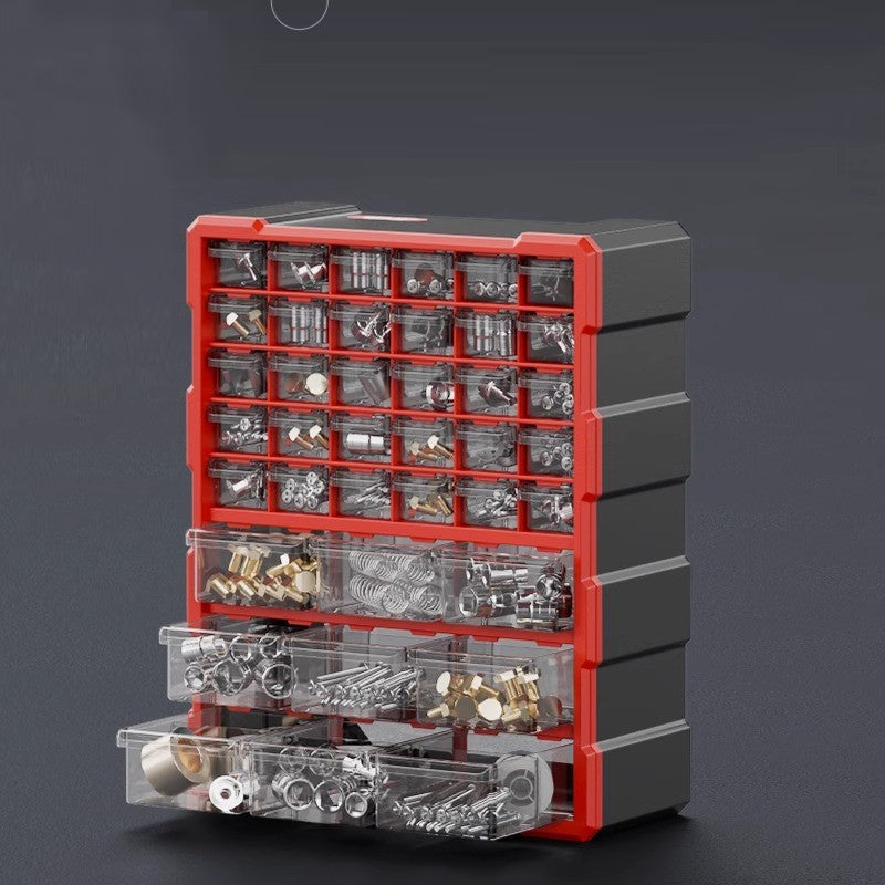 Drawer-Type Parts Storage Box, Accessory Screw Component Cabinet Box, Drawer-Type Component Classification Storage Box