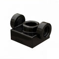 kf-0178 Building Block Part: 1x1 Assembly Piece with Studs on Two Opposite Sides (Non-GoBricks Brand)