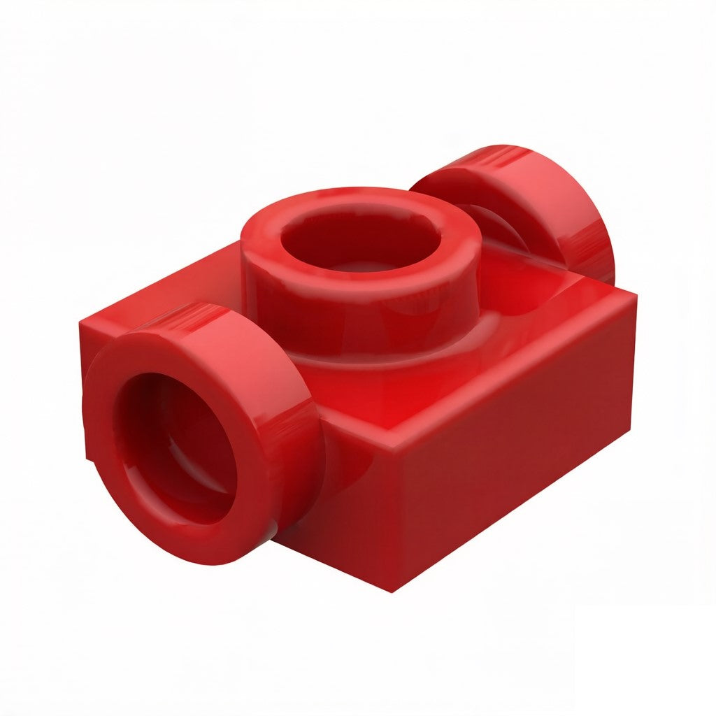 KF-0176 Compatible Small-Particle Building Blocks: 1x1 Plate with Studs on Both Sides (non-GoBricks brand) – Approx. 492 Pcs