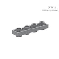 11001w1JF0099w1 Small-Particle Compatible Building Blocks: Double-Sided Low-Profile 4-hole Assembly Parts (non-GoBricks brand) – Approx. 140 Pcs