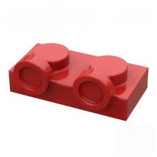 Kf-0007 Small-Particle Brick Compatible, 1X2 Inverted Plate With 2 Studs Facing Upward On The Side (Special Adapter Piece), 100g (Approx. 260 Pcs) Not A Gobricks Brand Product