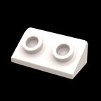 Kf-0162 Compatible Small-Particle Building Block Parts, 2X1X2/3 30-Degree Slope With 2 Studs (100G / Approx. 247 Pieces)  Non-Gobricks Brand. - SKU - OurGobricks