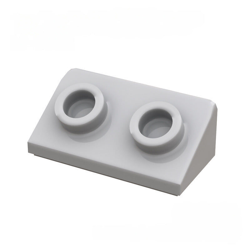 Kf-0162 Compatible Small-Particle Building Block Parts, 2X1X2/3 30-Degree Slope With 2 Studs (100G / Approx. 247 Pieces)  Non-Gobricks Brand. - SKU - OurGobricks
