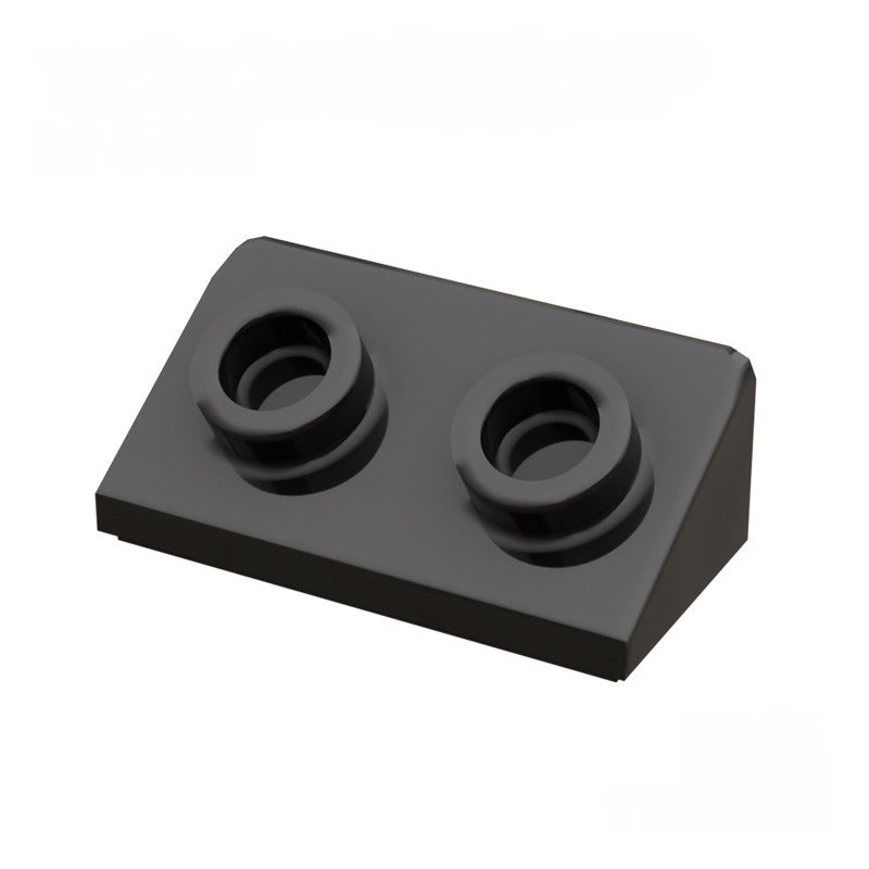 Kf-0162 Compatible Small-Particle Building Block Parts, 2X1X2/3 30-Degree Slope With 2 Studs (100G / Approx. 247 Pieces)  Non-Gobricks Brand. - SKU - OurGobricks