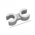 kf-0009 Compatible Building Block Parts – Long Double-Ended Clip/Fork DIY Accessories, 100g (Approx. 764 Pieces) – Non-Gobricks Brand - SKU - OurGobricks