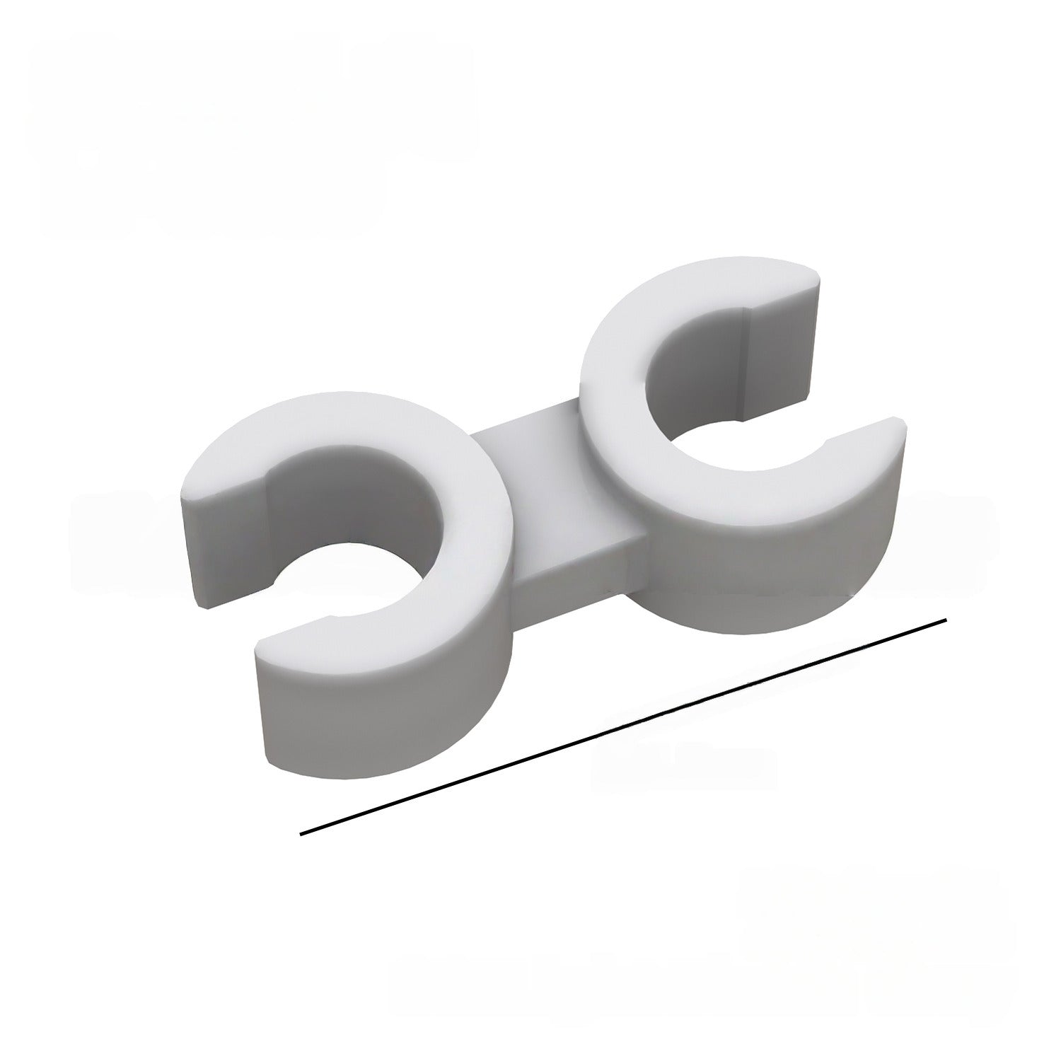 kf-0009 Compatible Building Block Parts – Long Double-Ended Clip/Fork DIY Accessories, 100g (Approx. 764 Pieces) – Non-Gobricks Brand - SKU - OurGobricks
