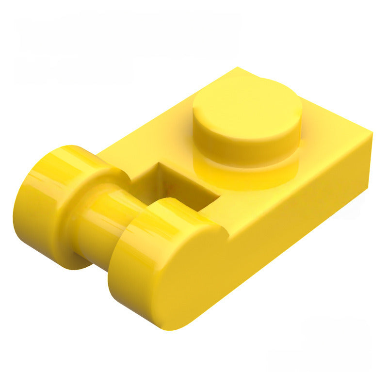 kf-0008 Compatible Building Block Parts, Plate 1x1 with Clip/Hinge – 100g (Approx. 323 pieces) – Non-Gobricks Brand - SKU - OurGobricks
